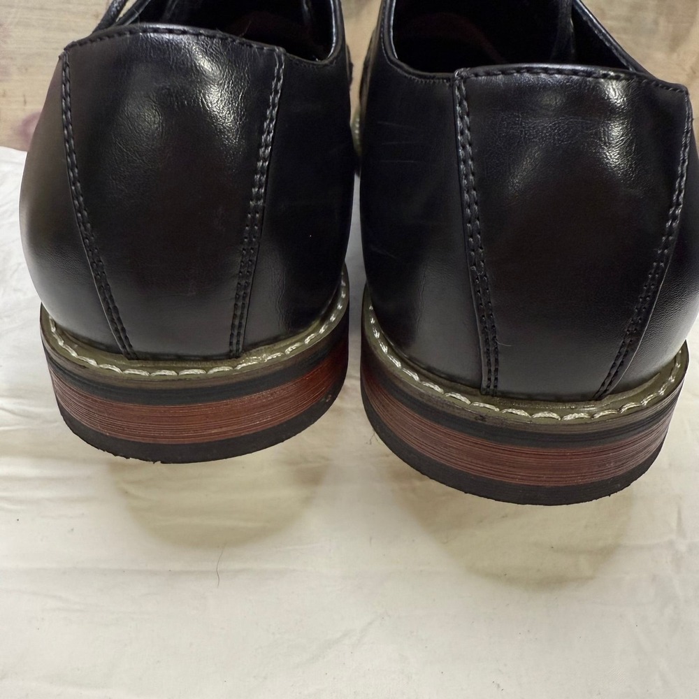 Mofri Men's Classic Modern Oxford Lace Dress Shoes,Size 12 Black - Picture 6 of 13